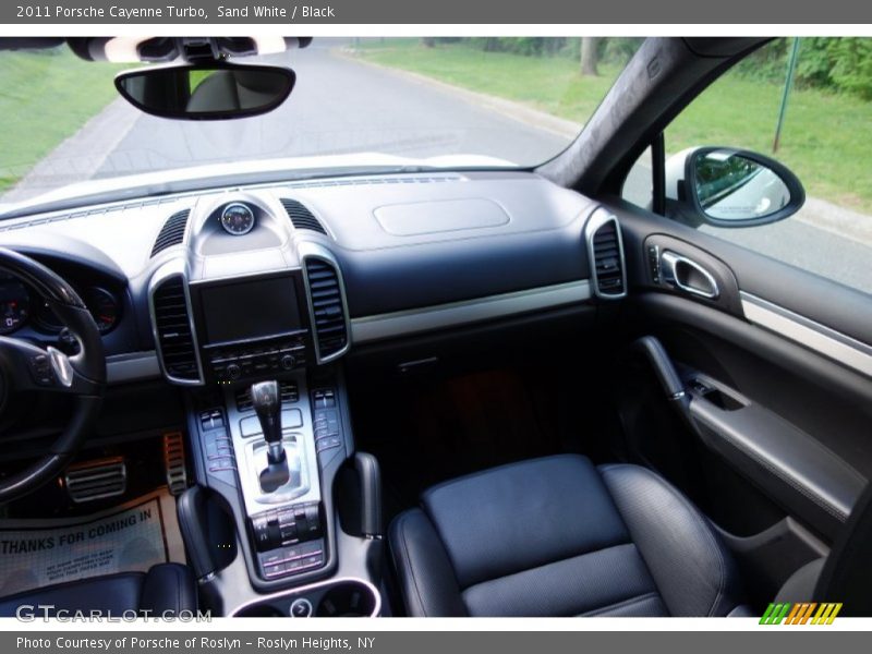 Sand White / Black 2011 Porsche Cayenne Turbo