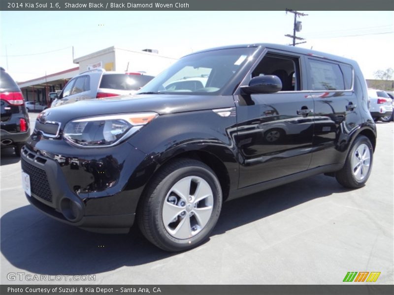 Shadow Black / Black Diamond Woven Cloth 2014 Kia Soul 1.6