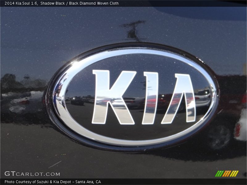 Shadow Black / Black Diamond Woven Cloth 2014 Kia Soul 1.6