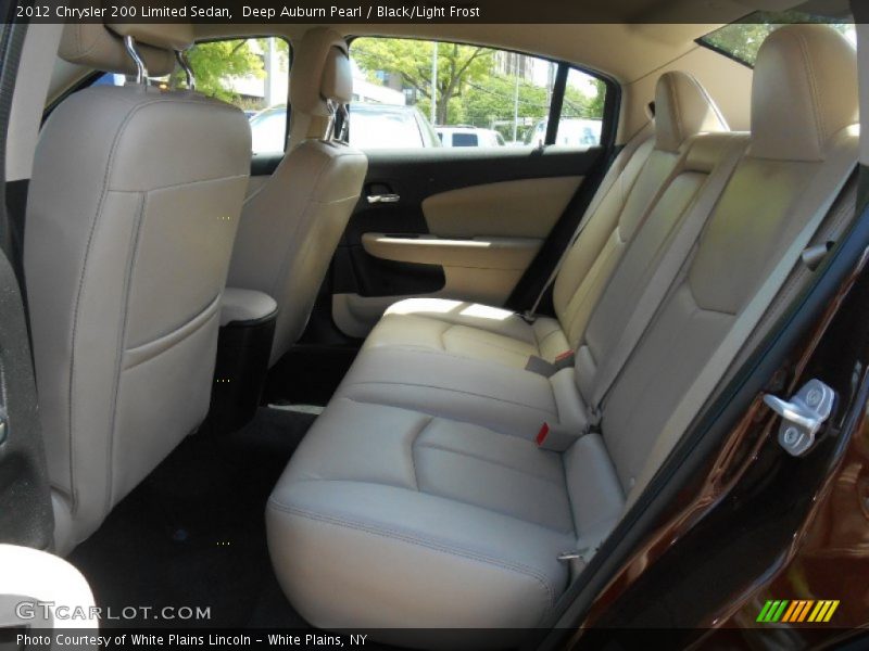 Deep Auburn Pearl / Black/Light Frost 2012 Chrysler 200 Limited Sedan