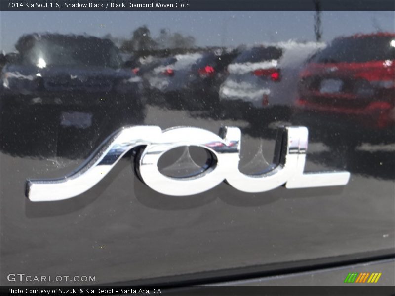 Shadow Black / Black Diamond Woven Cloth 2014 Kia Soul 1.6