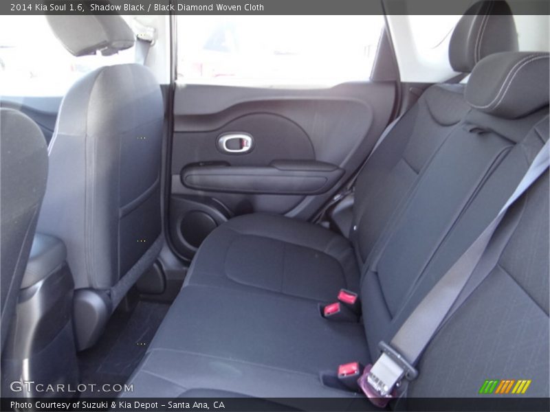 Shadow Black / Black Diamond Woven Cloth 2014 Kia Soul 1.6