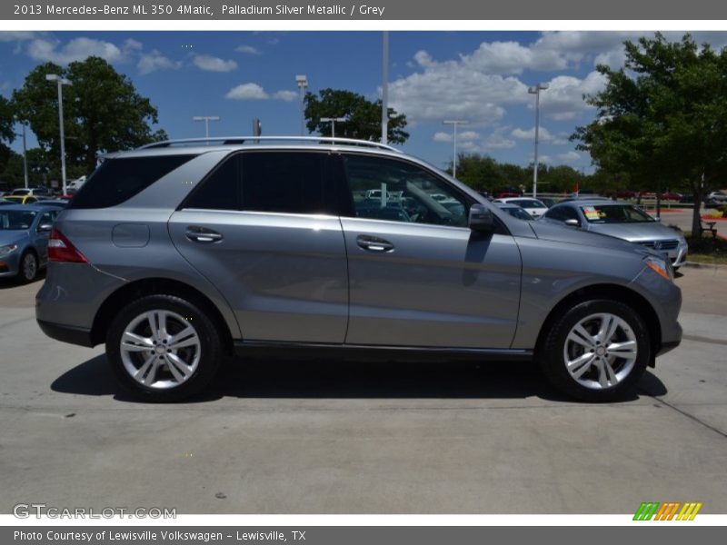 Palladium Silver Metallic / Grey 2013 Mercedes-Benz ML 350 4Matic