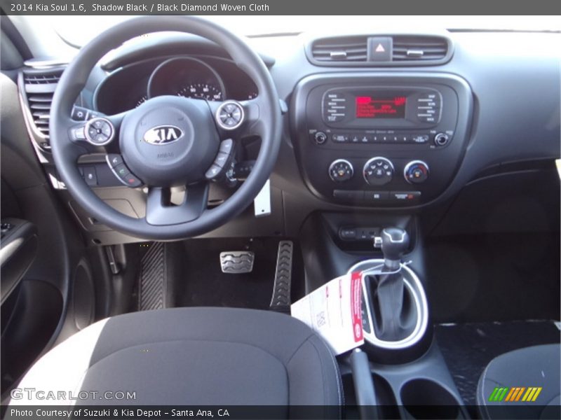 Shadow Black / Black Diamond Woven Cloth 2014 Kia Soul 1.6