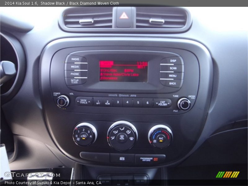 Shadow Black / Black Diamond Woven Cloth 2014 Kia Soul 1.6