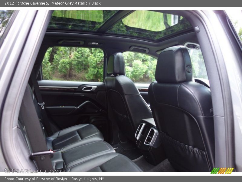 Meteor Grey Metallic / Black 2012 Porsche Cayenne S
