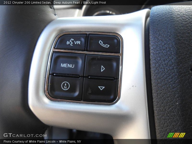 Deep Auburn Pearl / Black/Light Frost 2012 Chrysler 200 Limited Sedan