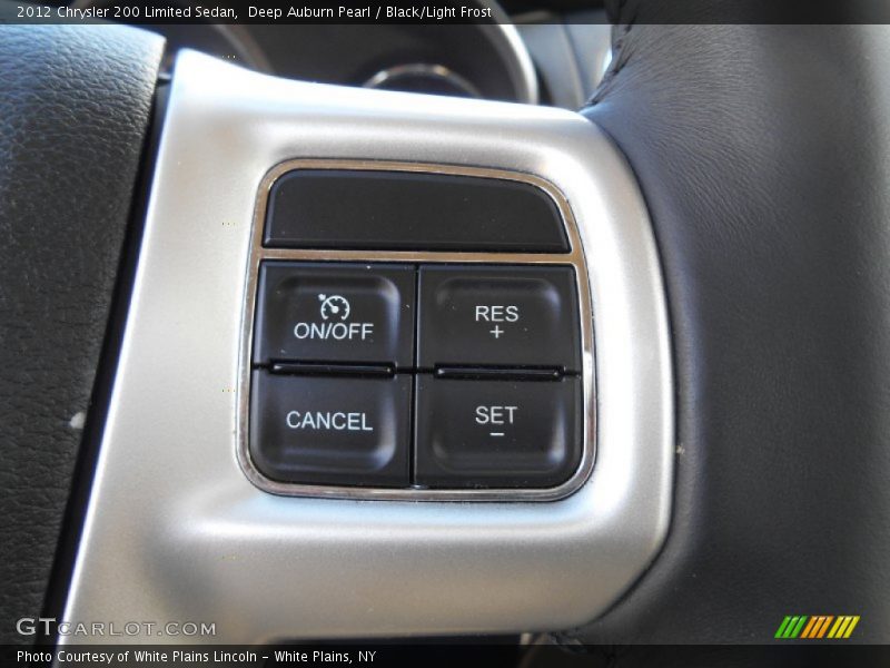 Deep Auburn Pearl / Black/Light Frost 2012 Chrysler 200 Limited Sedan