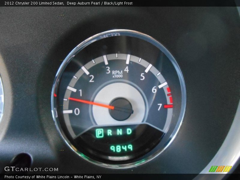 Deep Auburn Pearl / Black/Light Frost 2012 Chrysler 200 Limited Sedan