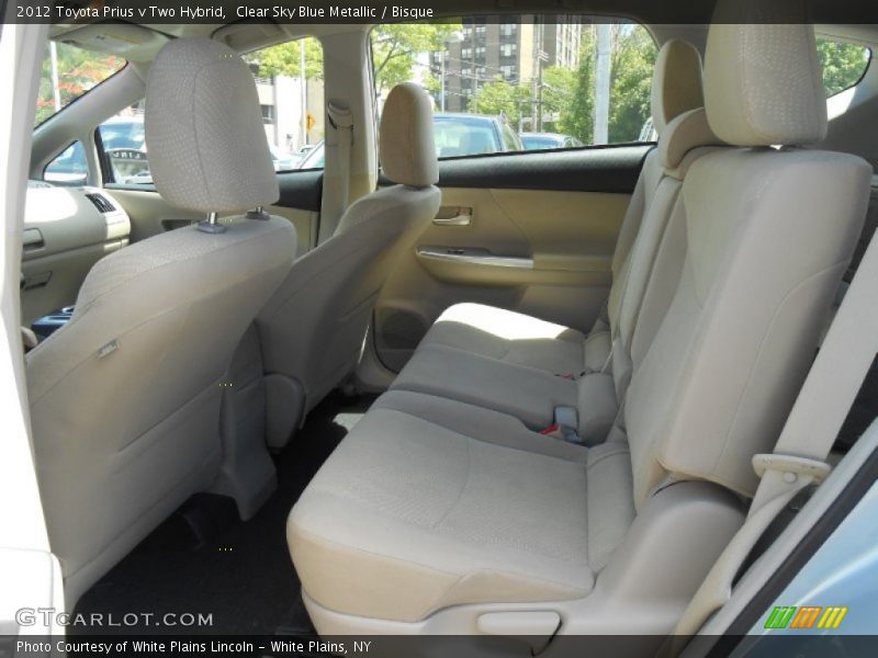 Clear Sky Blue Metallic / Bisque 2012 Toyota Prius v Two Hybrid