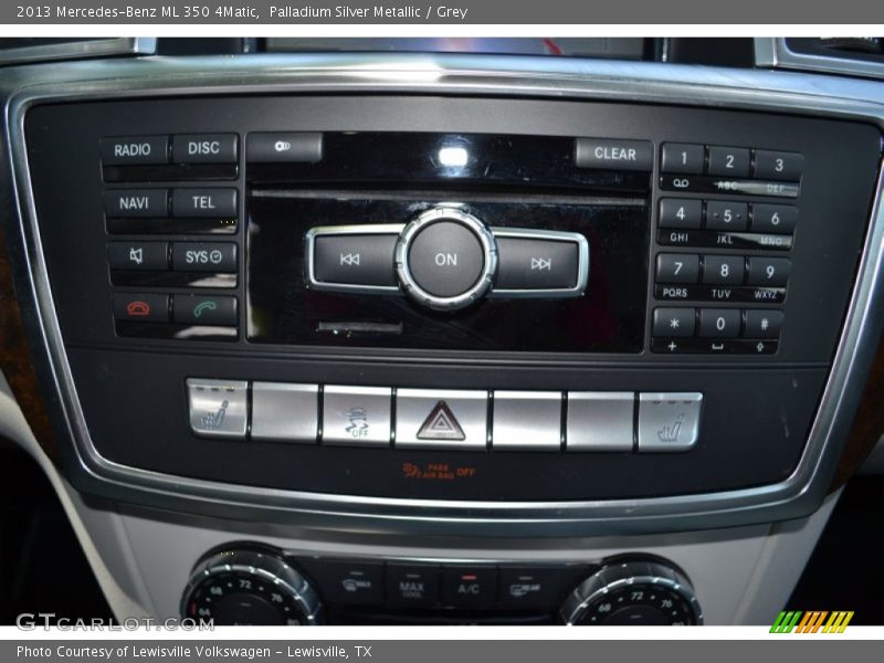 Palladium Silver Metallic / Grey 2013 Mercedes-Benz ML 350 4Matic