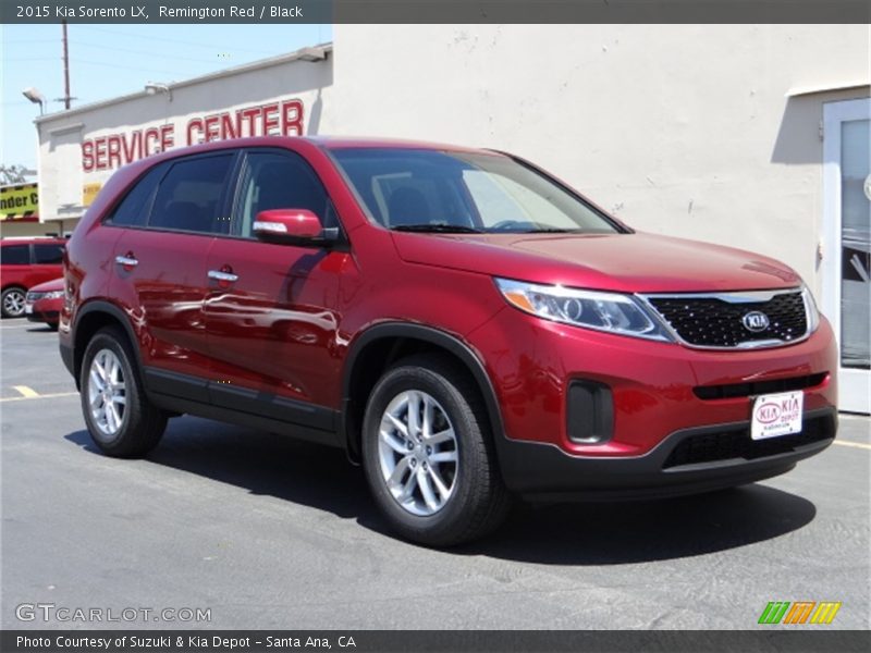 Remington Red / Black 2015 Kia Sorento LX