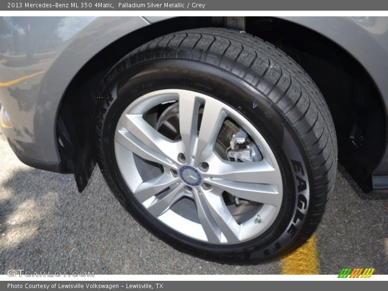 Palladium Silver Metallic / Grey 2013 Mercedes-Benz ML 350 4Matic