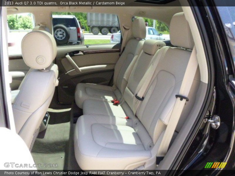 Orca Black Metallic / Cardamom Beige 2013 Audi Q7 3.0 TDI quattro