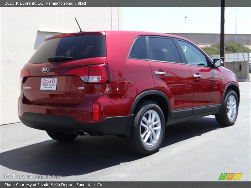 Remington Red / Black 2015 Kia Sorento LX