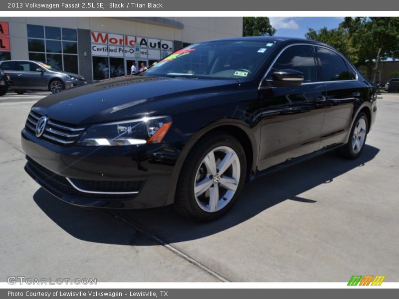 Black / Titan Black 2013 Volkswagen Passat 2.5L SE