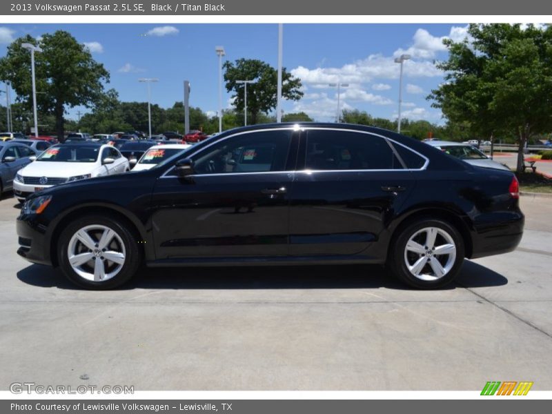 Black / Titan Black 2013 Volkswagen Passat 2.5L SE
