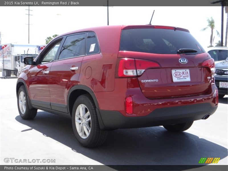 Remington Red / Black 2015 Kia Sorento LX