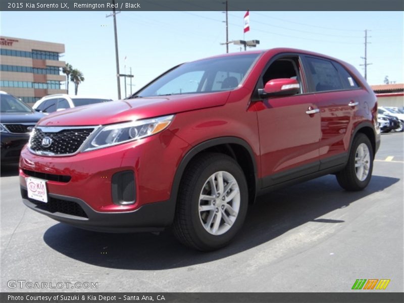Remington Red / Black 2015 Kia Sorento LX