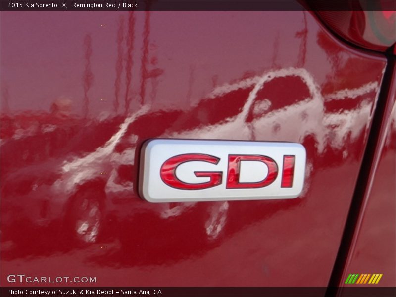 Remington Red / Black 2015 Kia Sorento LX