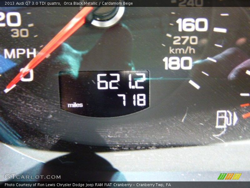 Orca Black Metallic / Cardamom Beige 2013 Audi Q7 3.0 TDI quattro