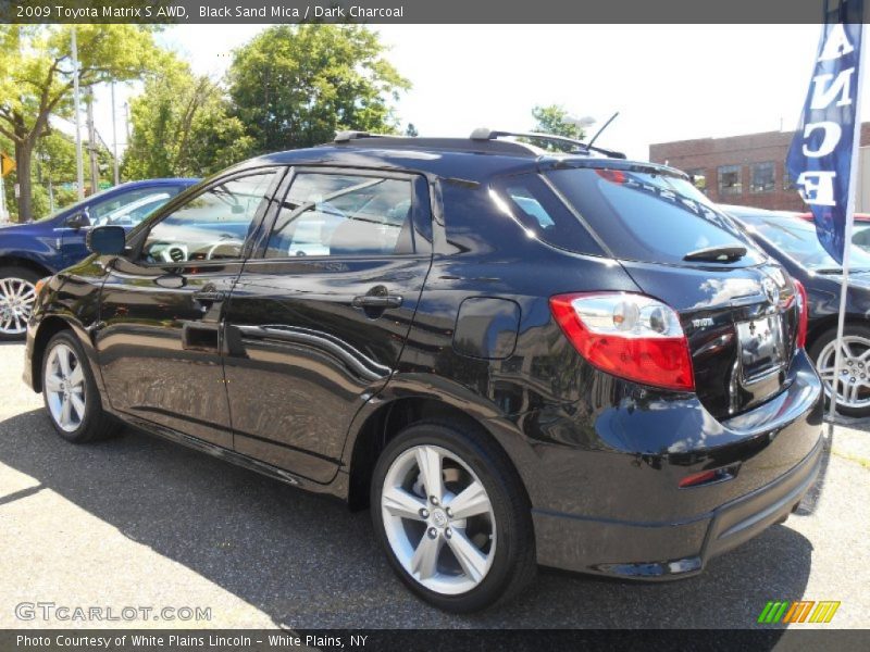 Black Sand Mica / Dark Charcoal 2009 Toyota Matrix S AWD