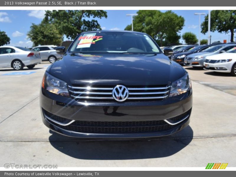 Black / Titan Black 2013 Volkswagen Passat 2.5L SE