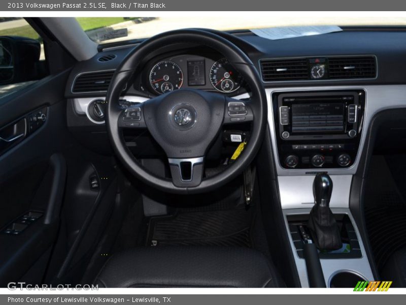 Black / Titan Black 2013 Volkswagen Passat 2.5L SE