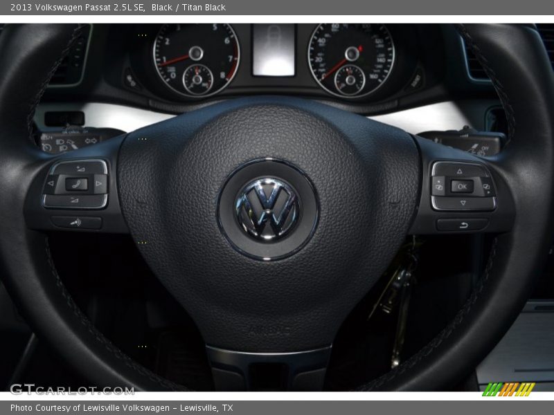 Black / Titan Black 2013 Volkswagen Passat 2.5L SE