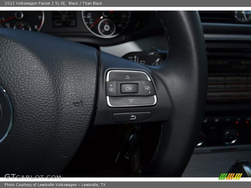 Black / Titan Black 2013 Volkswagen Passat 2.5L SE