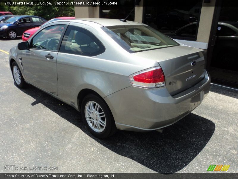 Vapor Silver Metallic / Medium Stone 2008 Ford Focus SE Coupe