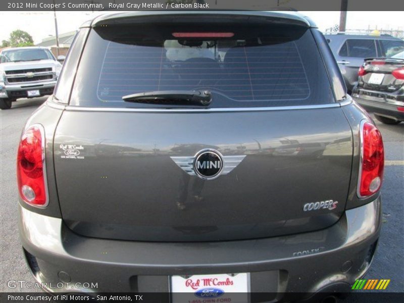 Royal Gray Metallic / Carbon Black 2012 Mini Cooper S Countryman
