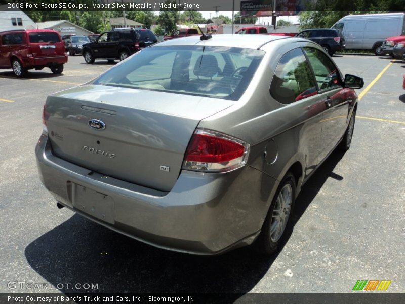 Vapor Silver Metallic / Medium Stone 2008 Ford Focus SE Coupe