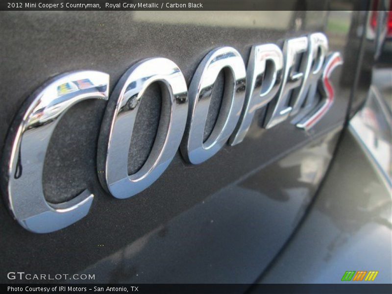 Royal Gray Metallic / Carbon Black 2012 Mini Cooper S Countryman