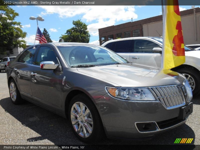 Sterling Gray Metallic / Dark Charcoal 2012 Lincoln MKZ AWD