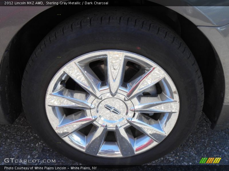 Sterling Gray Metallic / Dark Charcoal 2012 Lincoln MKZ AWD
