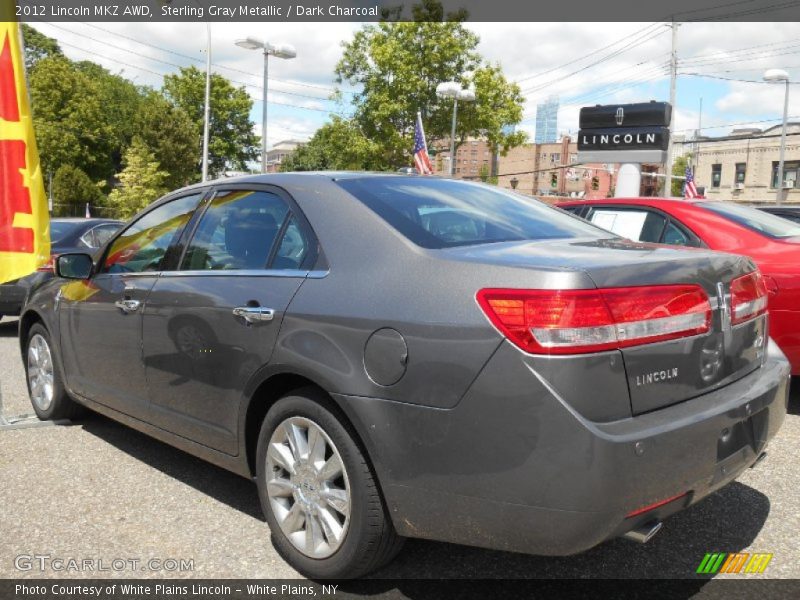 Sterling Gray Metallic / Dark Charcoal 2012 Lincoln MKZ AWD