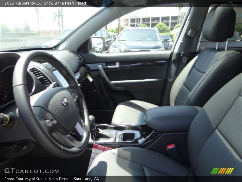 Snow White Pearl / Black 2015 Kia Sorento EX