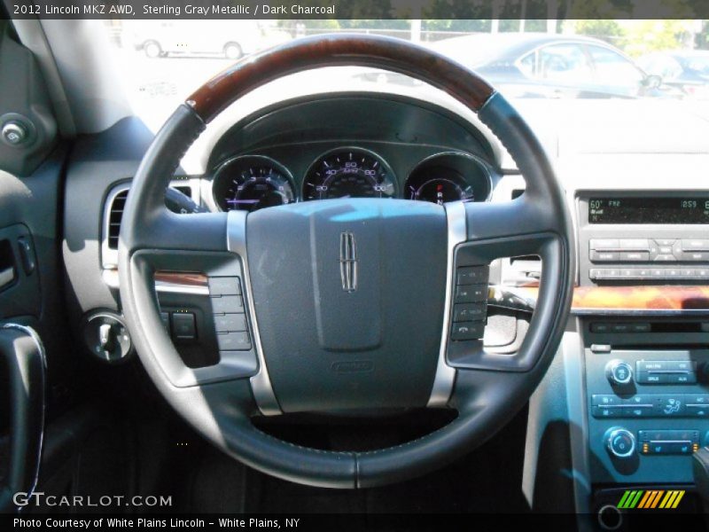 Sterling Gray Metallic / Dark Charcoal 2012 Lincoln MKZ AWD