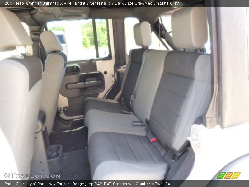 Bright Silver Metallic / Dark Slate Gray/Medium Slate Gray 2007 Jeep Wrangler Unlimited X 4x4