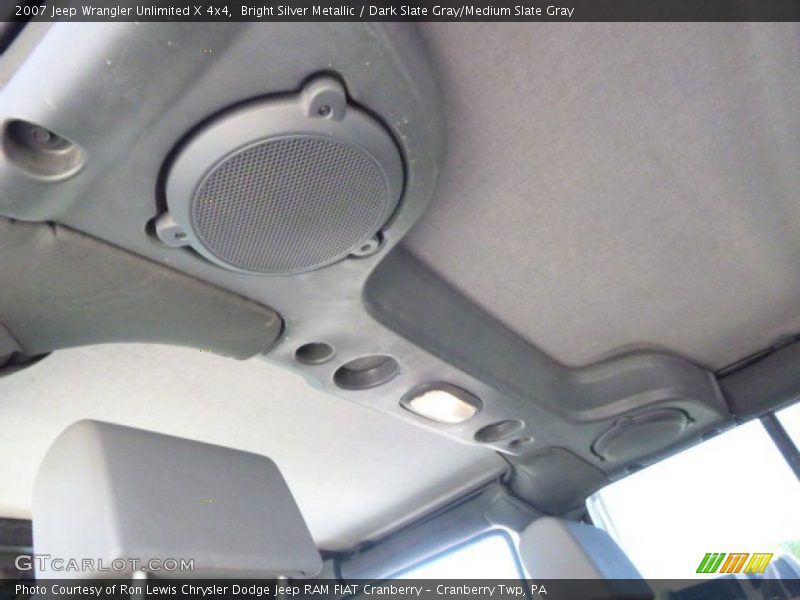 Bright Silver Metallic / Dark Slate Gray/Medium Slate Gray 2007 Jeep Wrangler Unlimited X 4x4