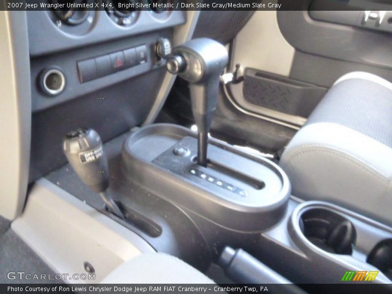 Bright Silver Metallic / Dark Slate Gray/Medium Slate Gray 2007 Jeep Wrangler Unlimited X 4x4
