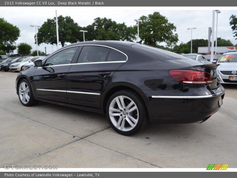 Deep Black Metallic / Black 2013 Volkswagen CC V6 Lux