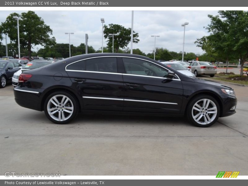 Deep Black Metallic / Black 2013 Volkswagen CC V6 Lux