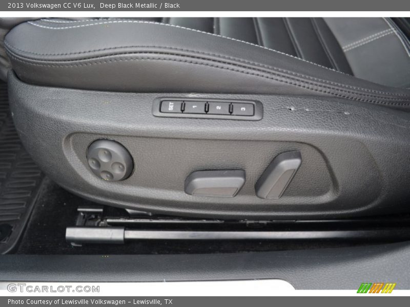 Deep Black Metallic / Black 2013 Volkswagen CC V6 Lux