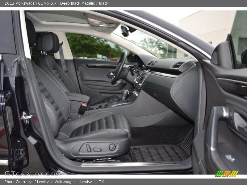 Deep Black Metallic / Black 2013 Volkswagen CC V6 Lux