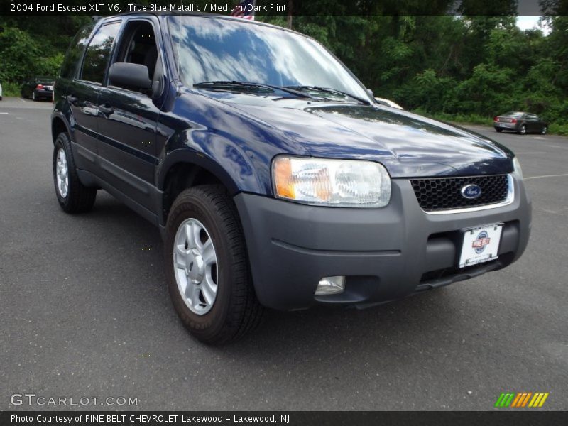 True Blue Metallic / Medium/Dark Flint 2004 Ford Escape XLT V6