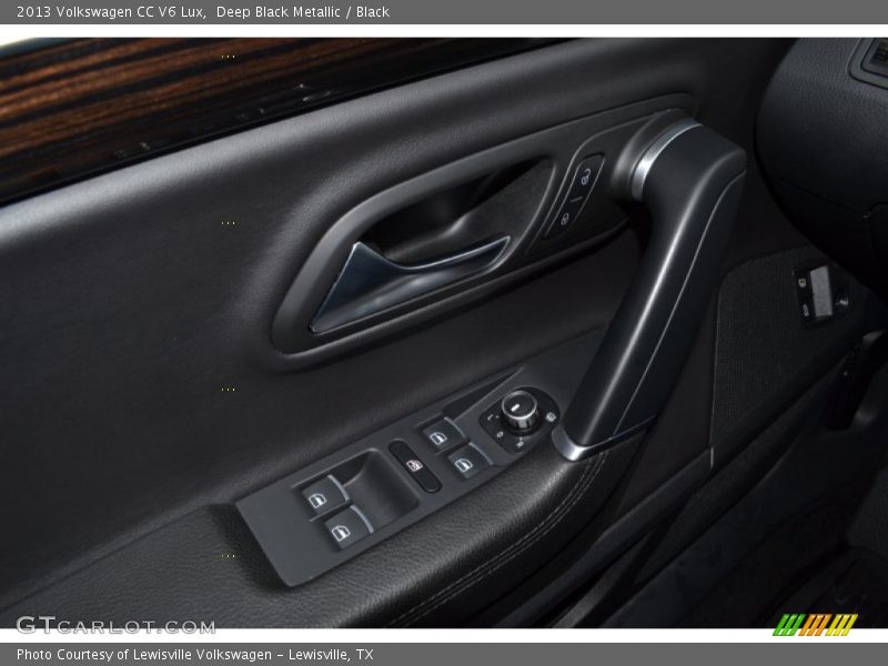 Deep Black Metallic / Black 2013 Volkswagen CC V6 Lux