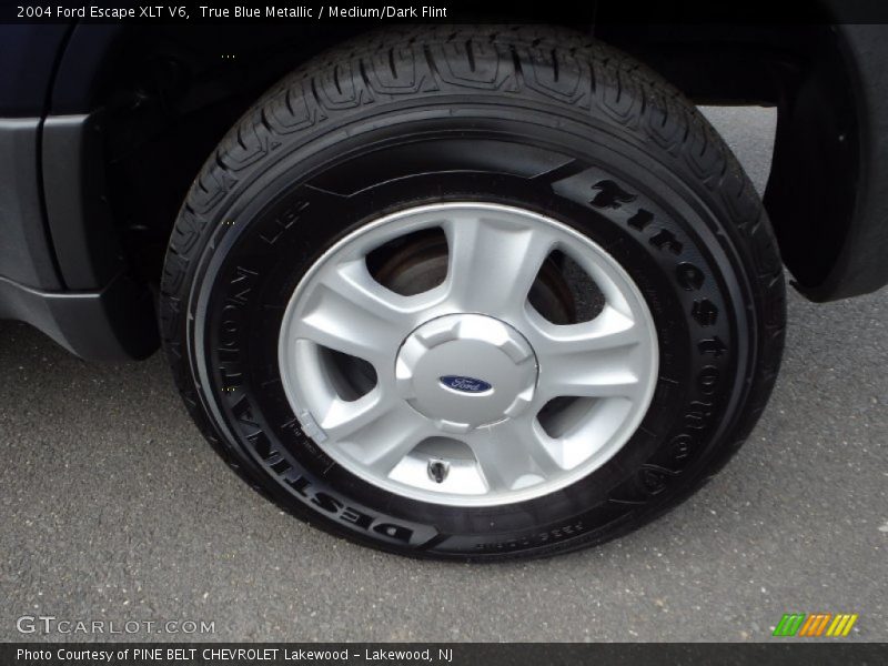 True Blue Metallic / Medium/Dark Flint 2004 Ford Escape XLT V6
