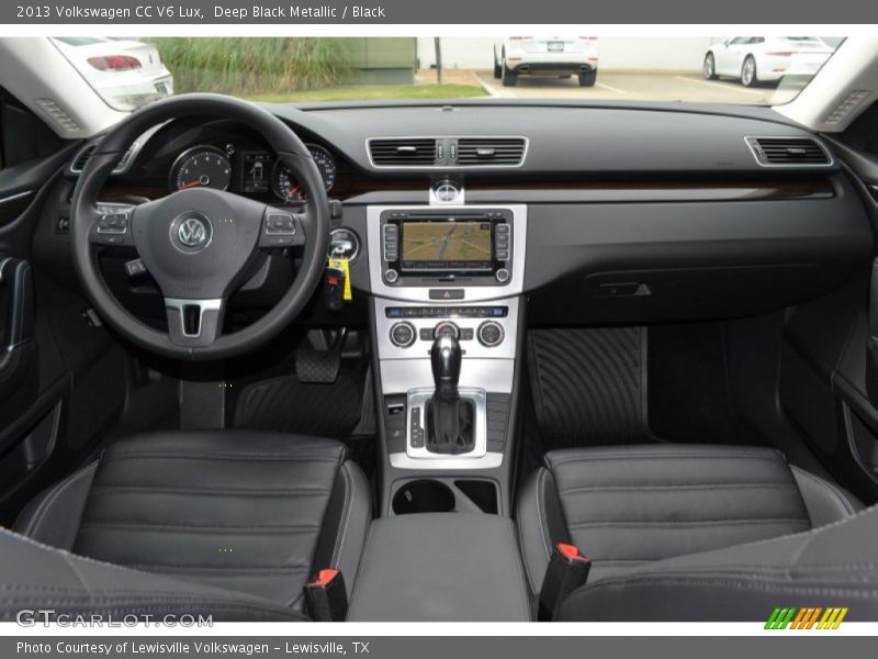 Deep Black Metallic / Black 2013 Volkswagen CC V6 Lux